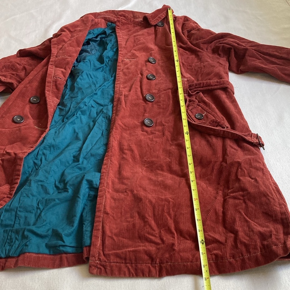 BODEN | Rust Corduroy Trench Coat - Picture 15 of 16